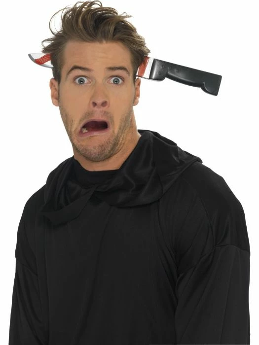 Smiffys Knife Through Head Halloween Accessories
