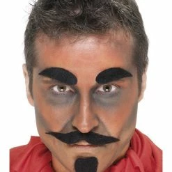 Smiffys Beards & Tashes Devil Set
