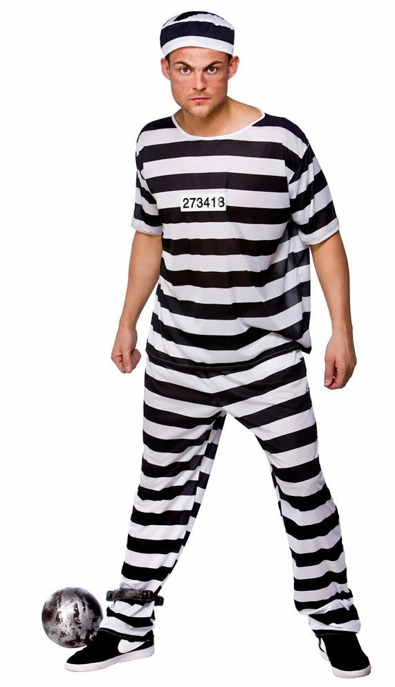 Wicked Male Costumes Prison Break Convict