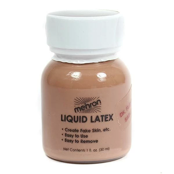 Mehron, Liquid Latex, Dark 1fl.oz. Latex & Wax