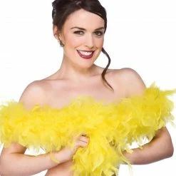 Wicked Boa, Feathered, Yellow 60g