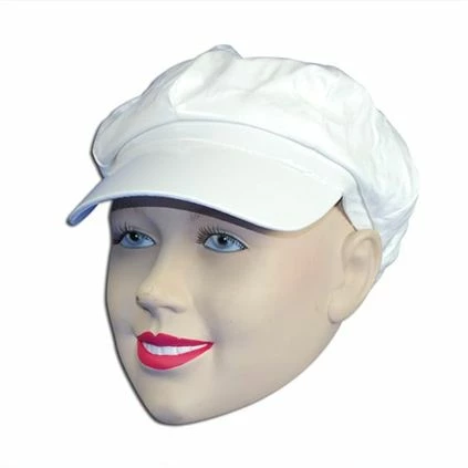 Bristol Shiny White PVC Hat 1960's & 70's