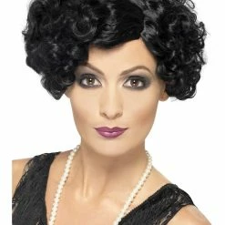 Smiffys 20's Flapper Wig, Black