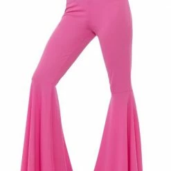 Smiffys Flared Ladies Trousers Pink