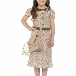 Smiffys Kids Costumes All WW2 Evacuee Girl