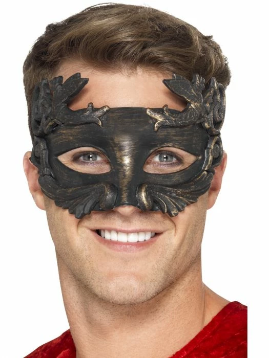 Smiffys Masquerade Warrior Metallic Mask