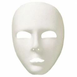 Smiffys Halloween Masks Robot, Viso White Mask