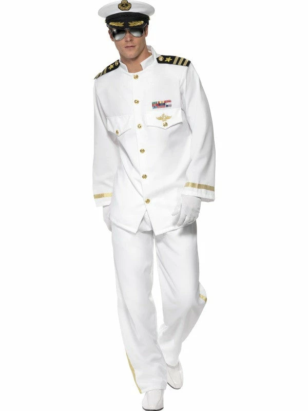 Smiffys Captain, Deluxe Male Costumes