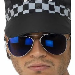 Smiffys Aviator Specs, Blue Glasses
