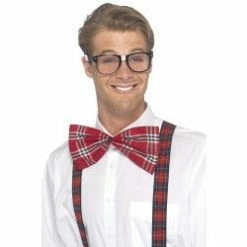 Smiffys Geek Kit, Tartan