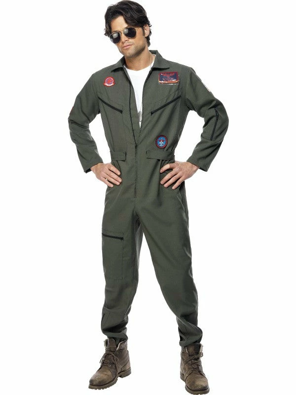 Smiffys Top Gun Costume Male Costumes