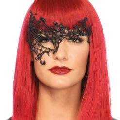 Leg Avenue Daring Venetian Eye Mask, Black Masquerade