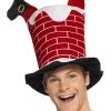 Smiffys Santa In Chimney Hat Christmas Hats
