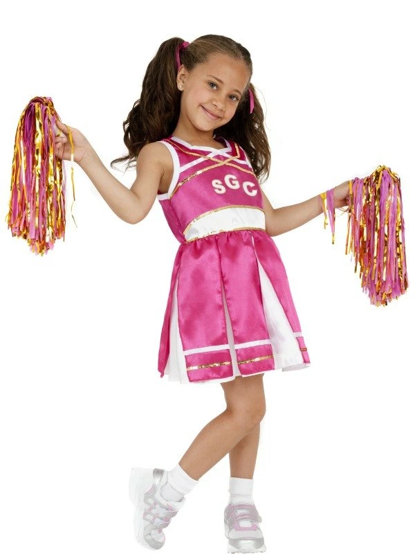 Smiffys Cheerleader, Pink Around The World Kid's