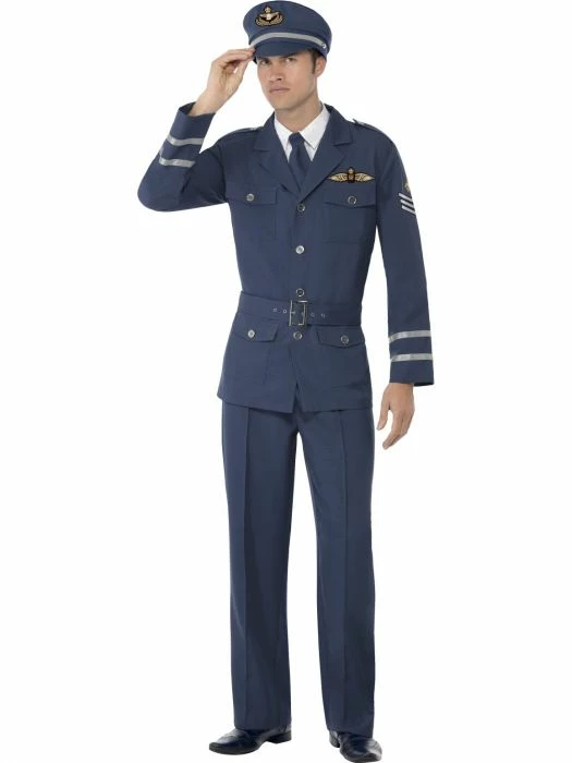 Smiffys Male Costumes WW2 Air Force Captain