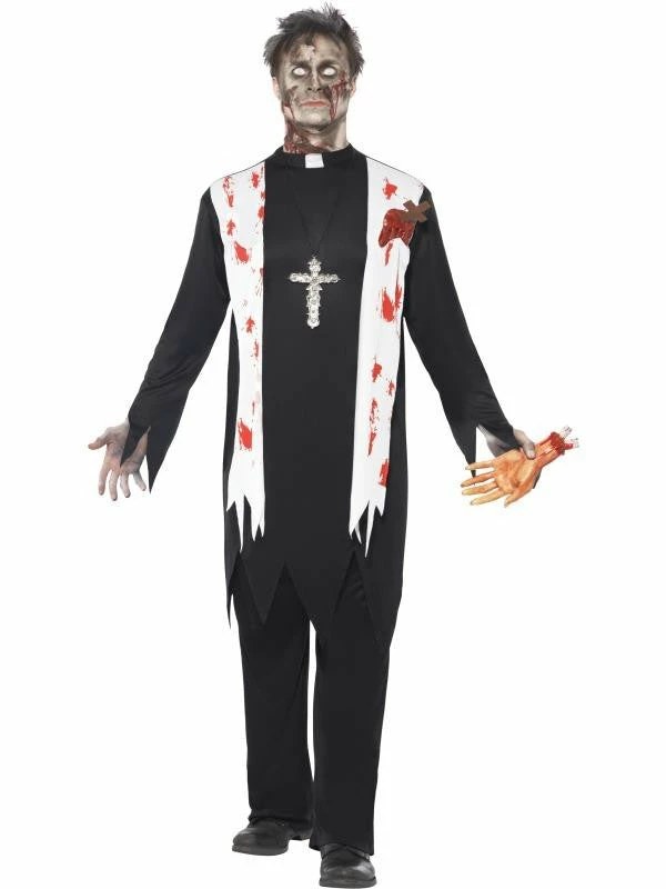 Smiffys Zombie Priest Male Costumes