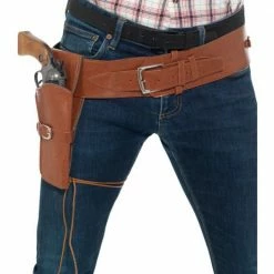 Smiffys Wild West Faux Leather Cowboy Holster