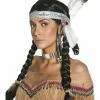 Smiffys Native Indian Wig Wild West