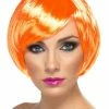 Smiffys Babe Wig, Coral Womens