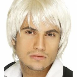 Smiffys 90's Boy Band Wig, Blonde