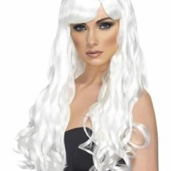 Smiffys Desire Wig, White Womens