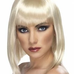 Smiffys Glam Wig, Blonde Womens