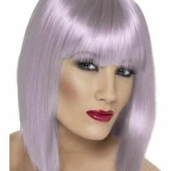 Smiffys Glam Wig, Lilac
