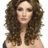 Smiffys Glamour Wig, Brown