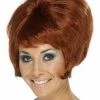 Smiffys Womens 60's Beehive Wig, Auburn