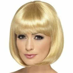 Smiffys Partyrama Wig, Blonde Womens