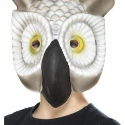 Smiffys Animal Masks, Plastic Owl Mask, Kids