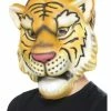 Smiffys Animal Masks, Plastic Tiger Mask, Kids