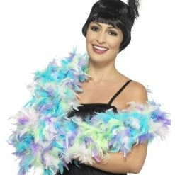 Smiffys 1920's & 30's Boa Mixed Pastel, Deluxe, 80g