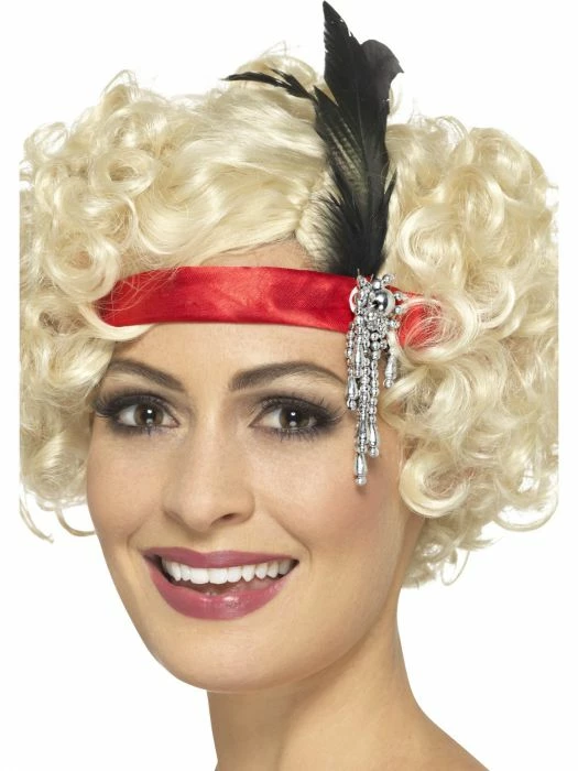 Smiffys 1920's & 30's Charleston Headband, Red