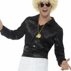 Smiffys 60's Shirt Black Male Costumes