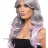 Smiffys Ombre Wig Grey-Pink