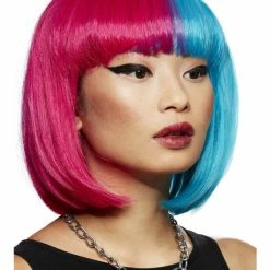Smiffys Womens Manic Panic, Blue Valentine