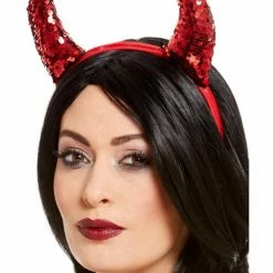 Smiffys Devil Horns, Sequin