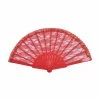 Bristol Boas, Fans & Parasols Fan, Lace Red
