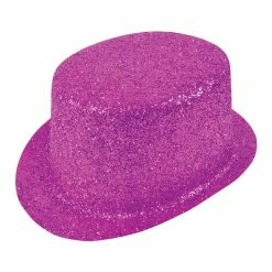 Bristol Glitter Top Hat, Pink