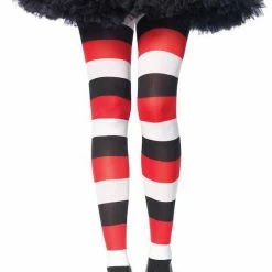 Leg Avenue Darling Doll Striped Pantyhose