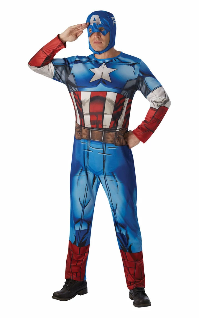 Rubies Male Costumes Captain America, Classic
