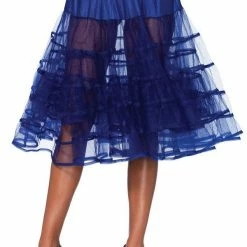 Leg Avenue Knee Length Petticoat, Royal Blue Petticoats & TuTu's