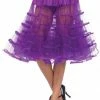 Leg Avenue Tu Tu's Knee Length Petticoat, Grape