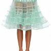 Leg Avenue Petticoats & TuTu's Knee Length Petticoat, Mint