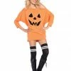 Leg Avenue Jersey Pumpkin Dress Female Costumes