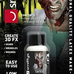 Smiffys Latex, Low Ammonia, Clear 1oz Latex & Wax