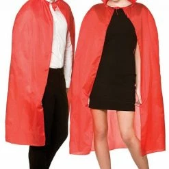 Wicked Cape, Red With Collar Capes