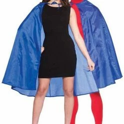 Wicked Super Hero Cape - Mask, Blue Capes