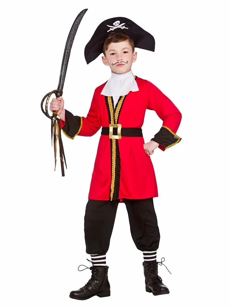 Wicked Pirate Captain Kids Costumes All